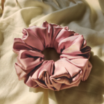 Dusty Pink Luxury Premium Satin Scrunchie_ medium