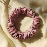 Dusty Pink Luxury Premium Satin Scrunchie_ medium